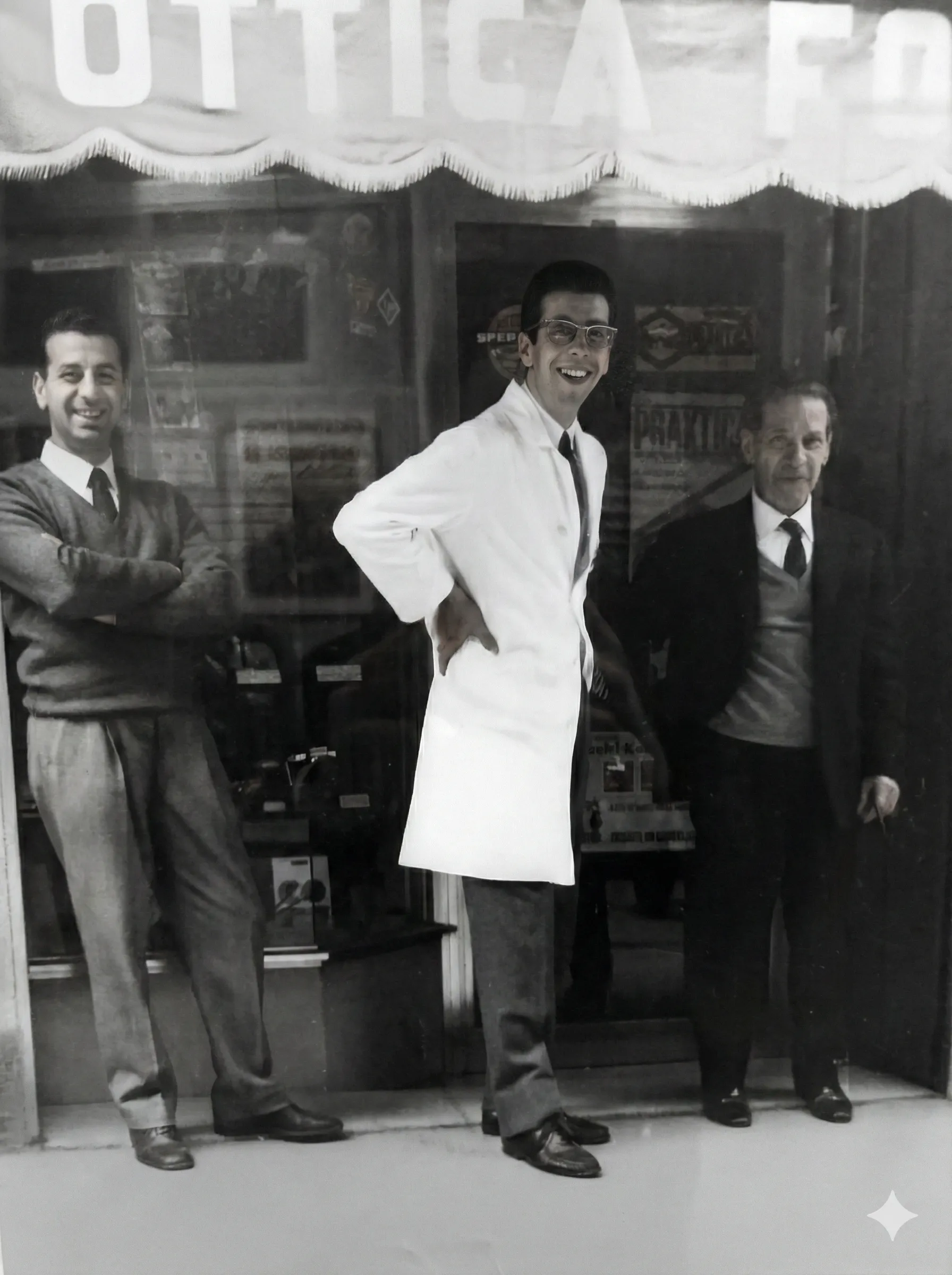 Marcello ed Enrico Butironi, fondatori di Ottica Butironi a Terni